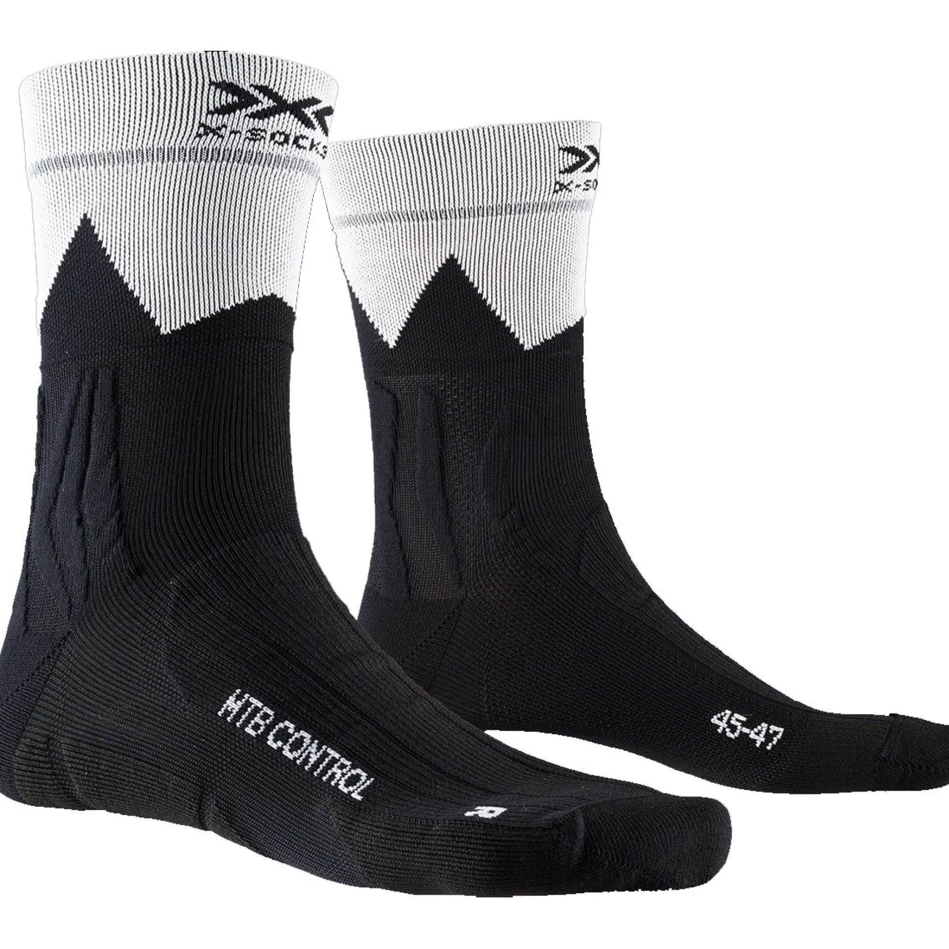 Calze X-Socks MTB Control - Nero zigzag
