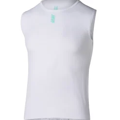 Canotta intima Jëuf Train senza maniche micromesh - Bianco