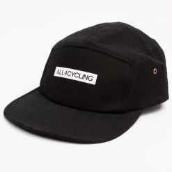 Cappellino All4cycling 5 Panel - Nero