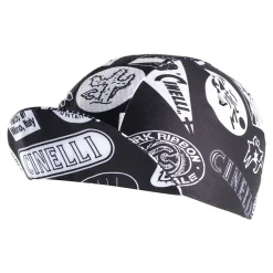 Cappellino Cinelli Supercorsa - Nero bianco