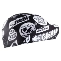 Cappellino Cinelli Supercorsa - Nero bianco