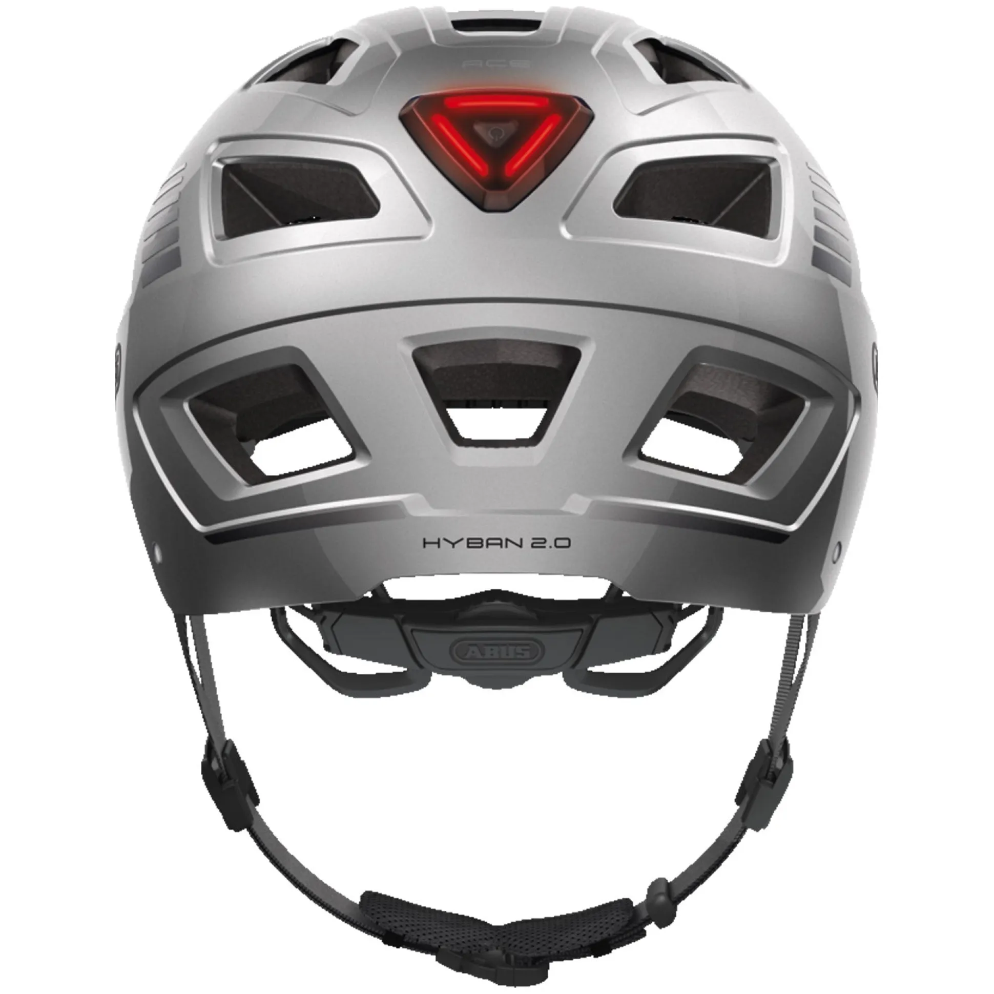 Casco Abus Hyban 2.0 Signal - Argento