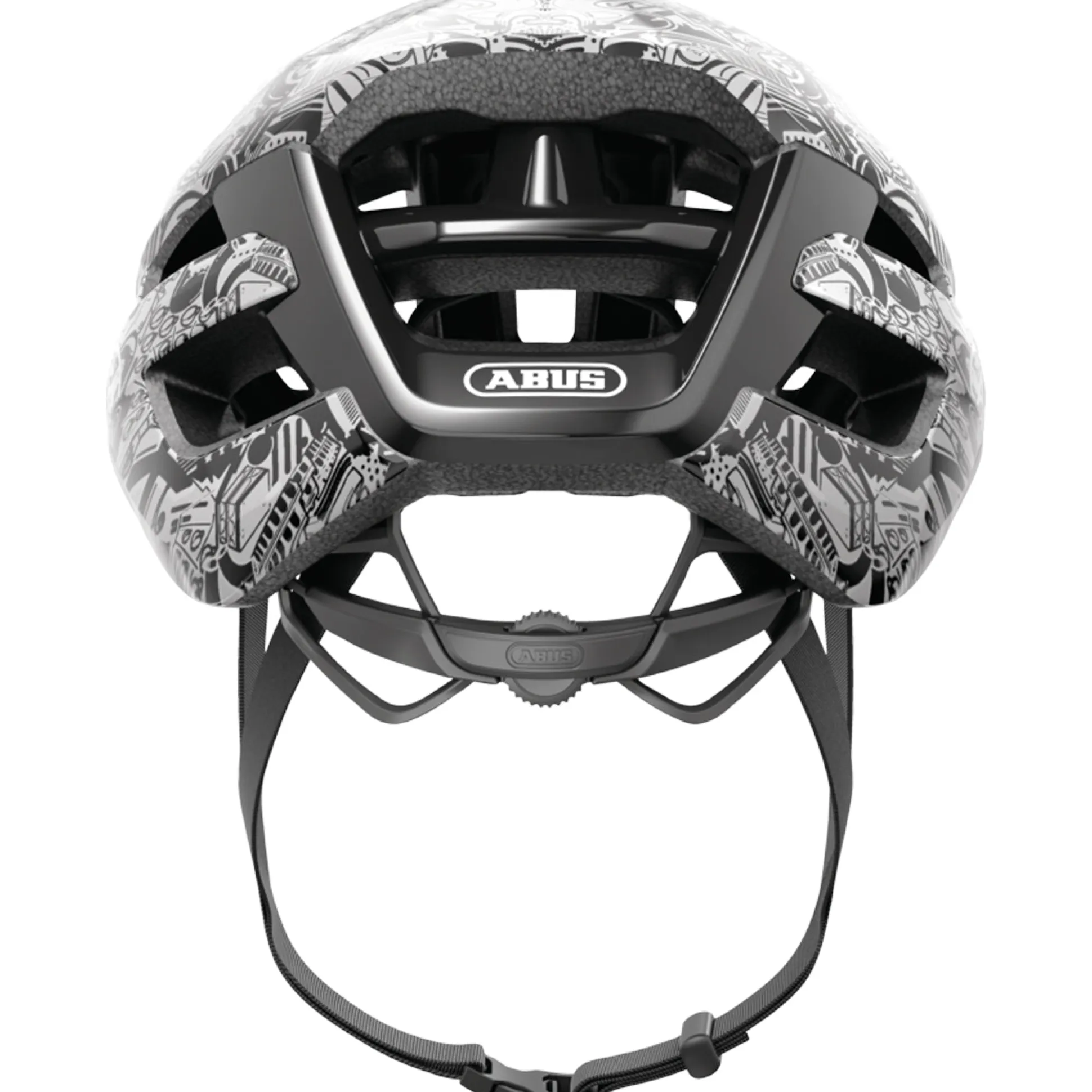Casco Abus Powerdome Erlkonig - Bianco nero