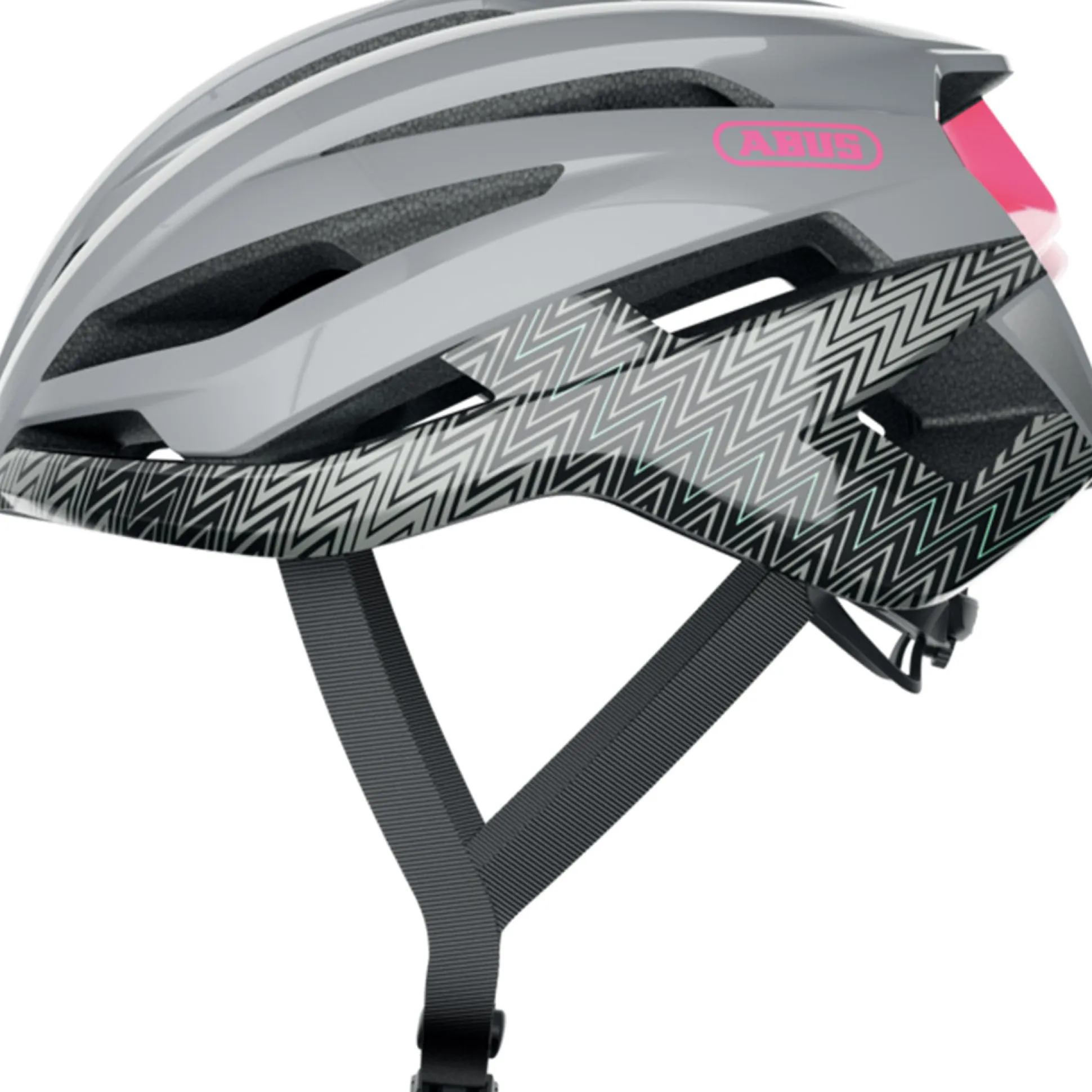 Casco Abus Stormchaser ZigZag - Grigio