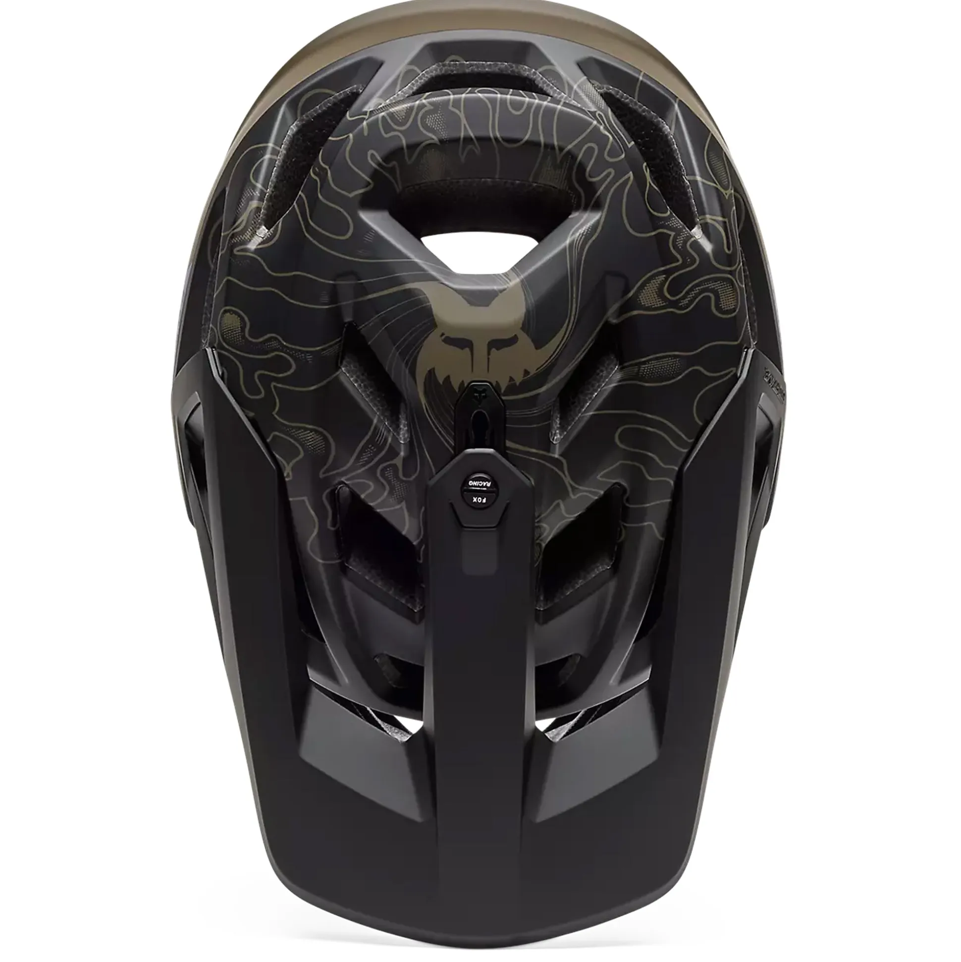 Casco Fox Proframe Frequency - Verde