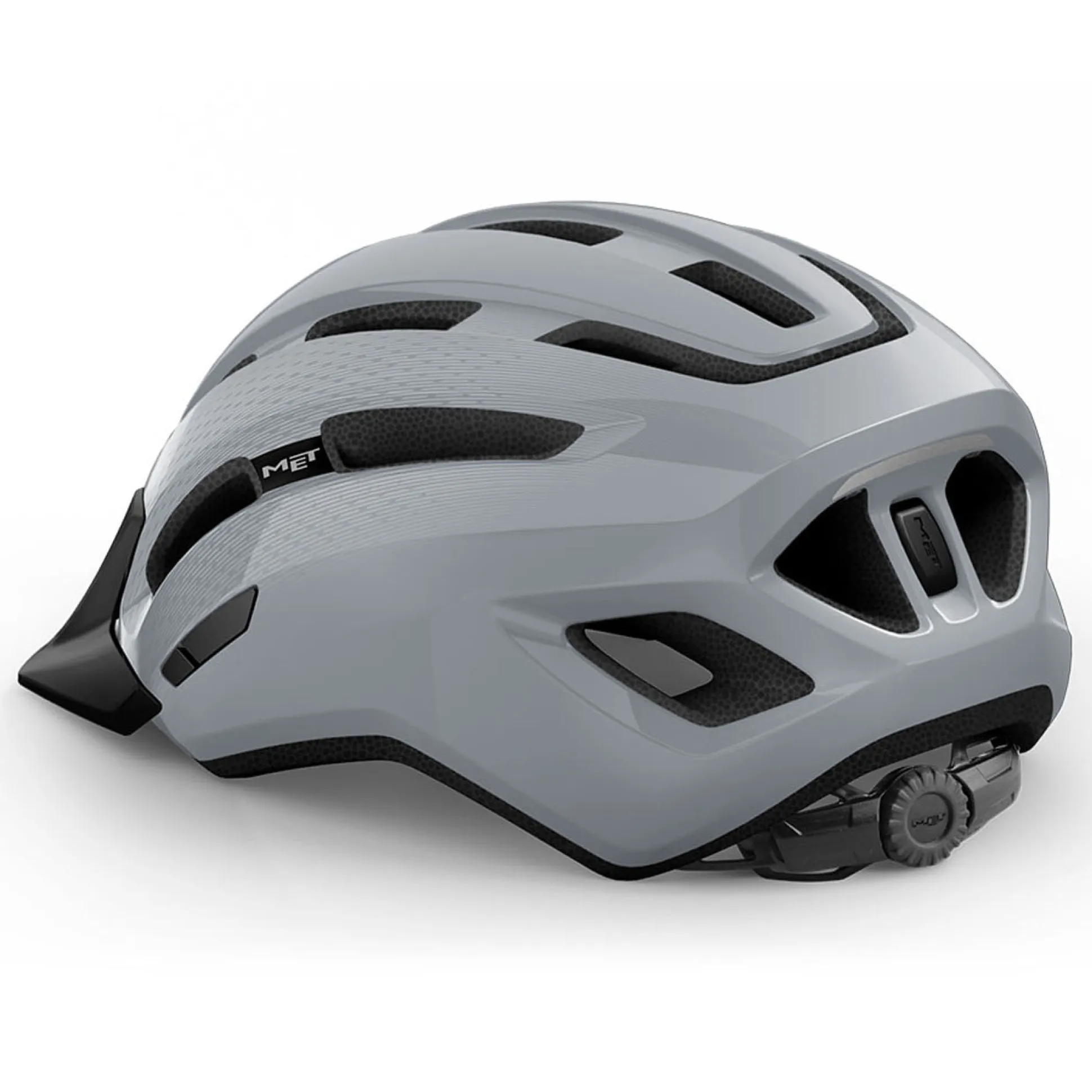 Casco Met Downtown - Grigio lucido