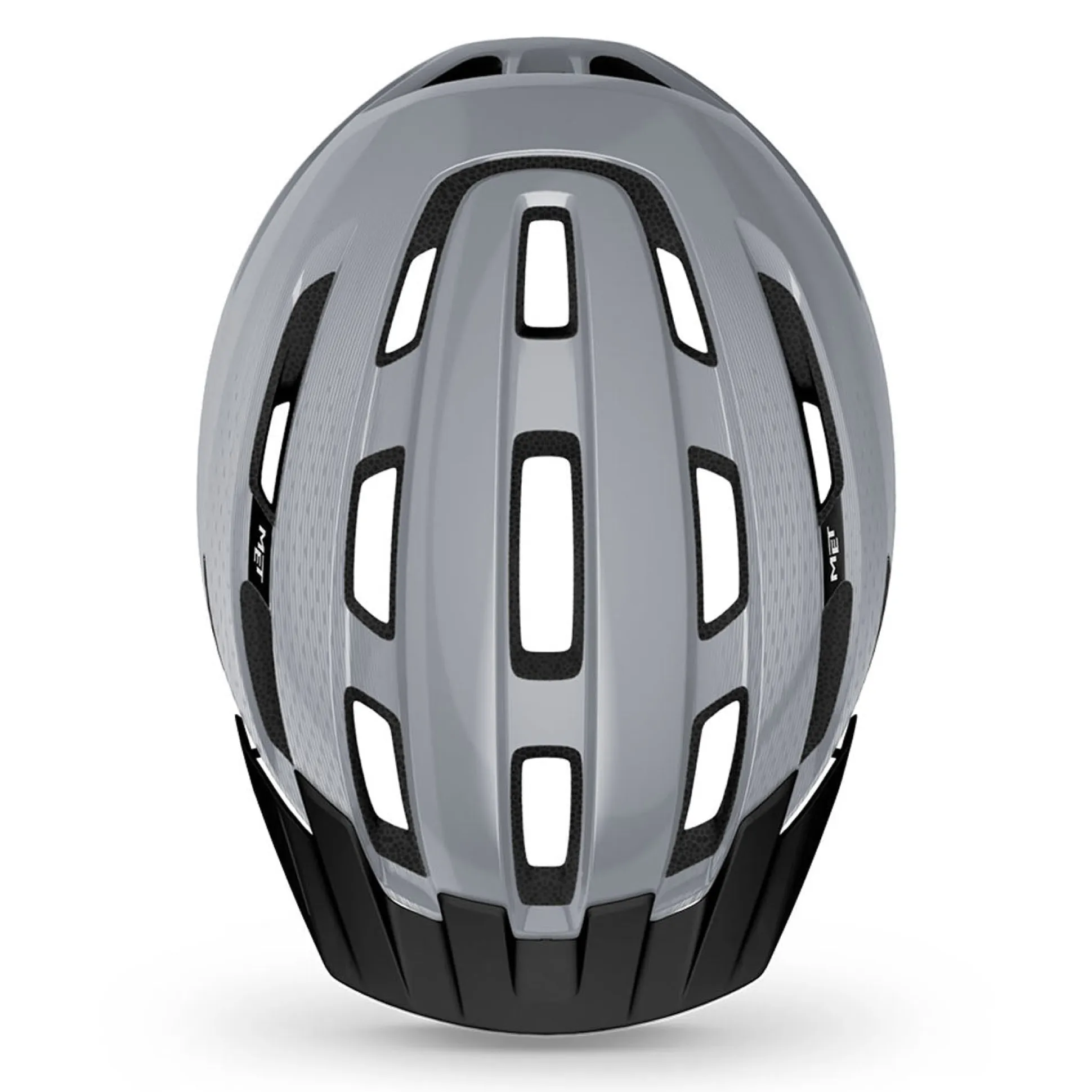 Casco Met Downtown - Grigio lucido