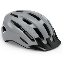 Casco Met Downtown - Grigio lucido