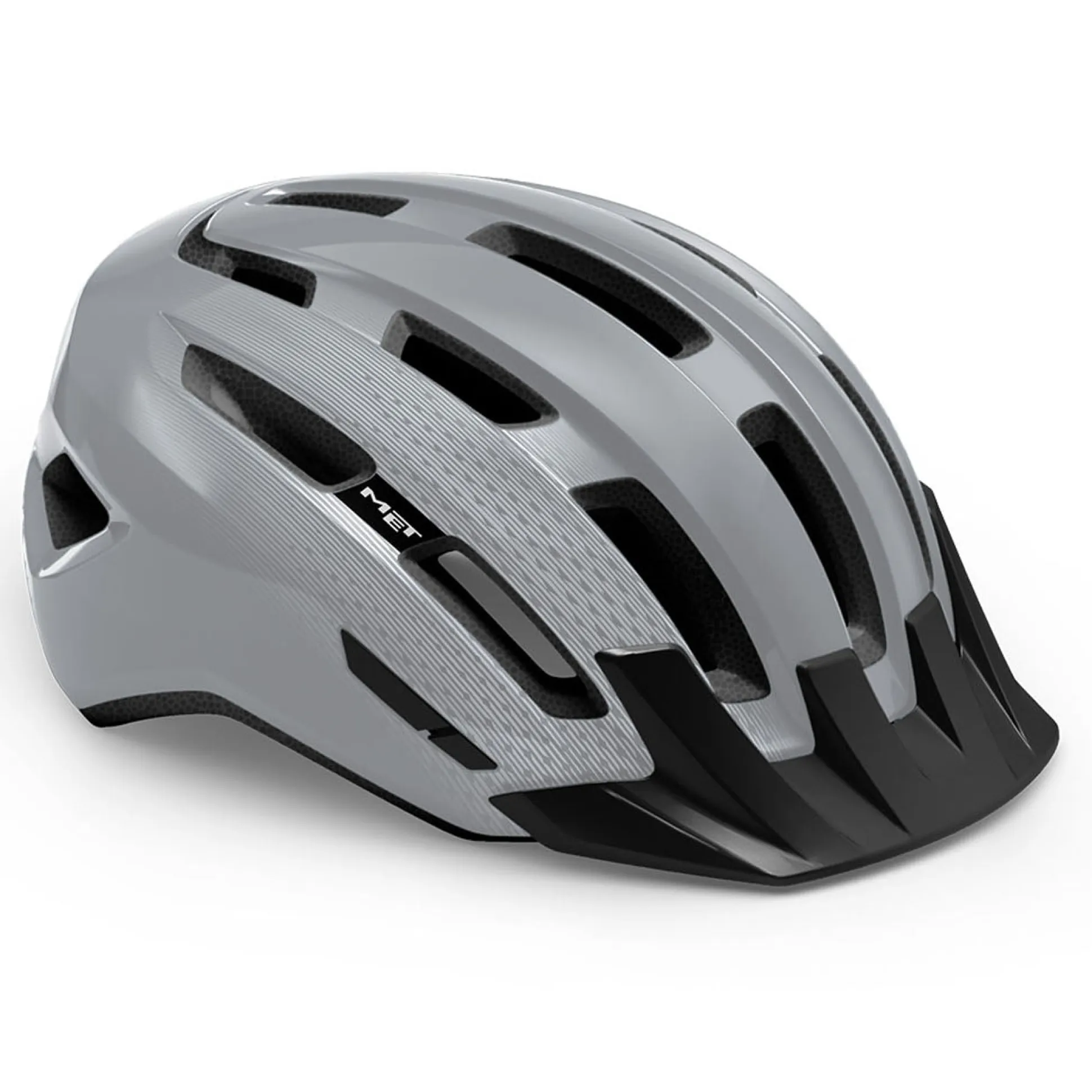 Casco Met Downtown - Grigio lucido