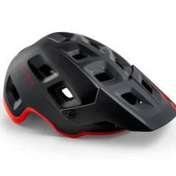 Casco Met Terranova - Nero rosso