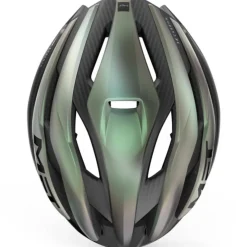 Casco Met Trenta 3K Carbon Mips - Verde grigio