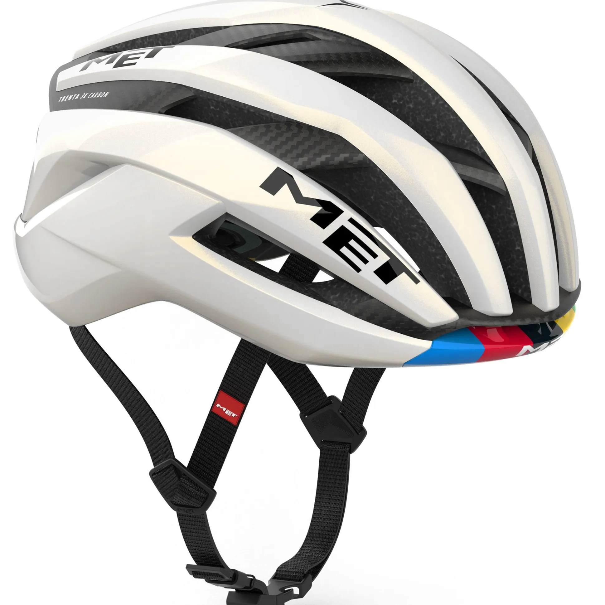 Casco Met Trenta 3K Carbon Mips Tadej Pogacar - Rainbow Limited Edition