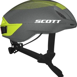 Casco Scott Cadence Plus - Grigio giallo