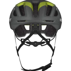 Casco Scott Cadence Plus - Grigio giallo