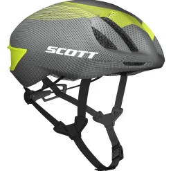 Casco Scott Cadence Plus - Grigio giallo