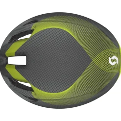 Casco Scott Cadence Plus - Grigio giallo