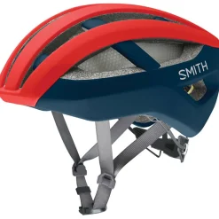 Casco Smith Network Mips - Rosso blu