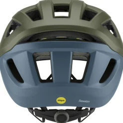 Casco Smith Session Mips - Verde grigio