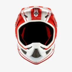 Casco 100% Status - Bianco rosso