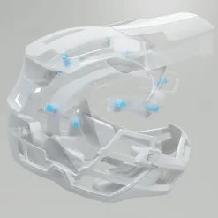 Casco 100% Trajecta w/Fidlock - Silver