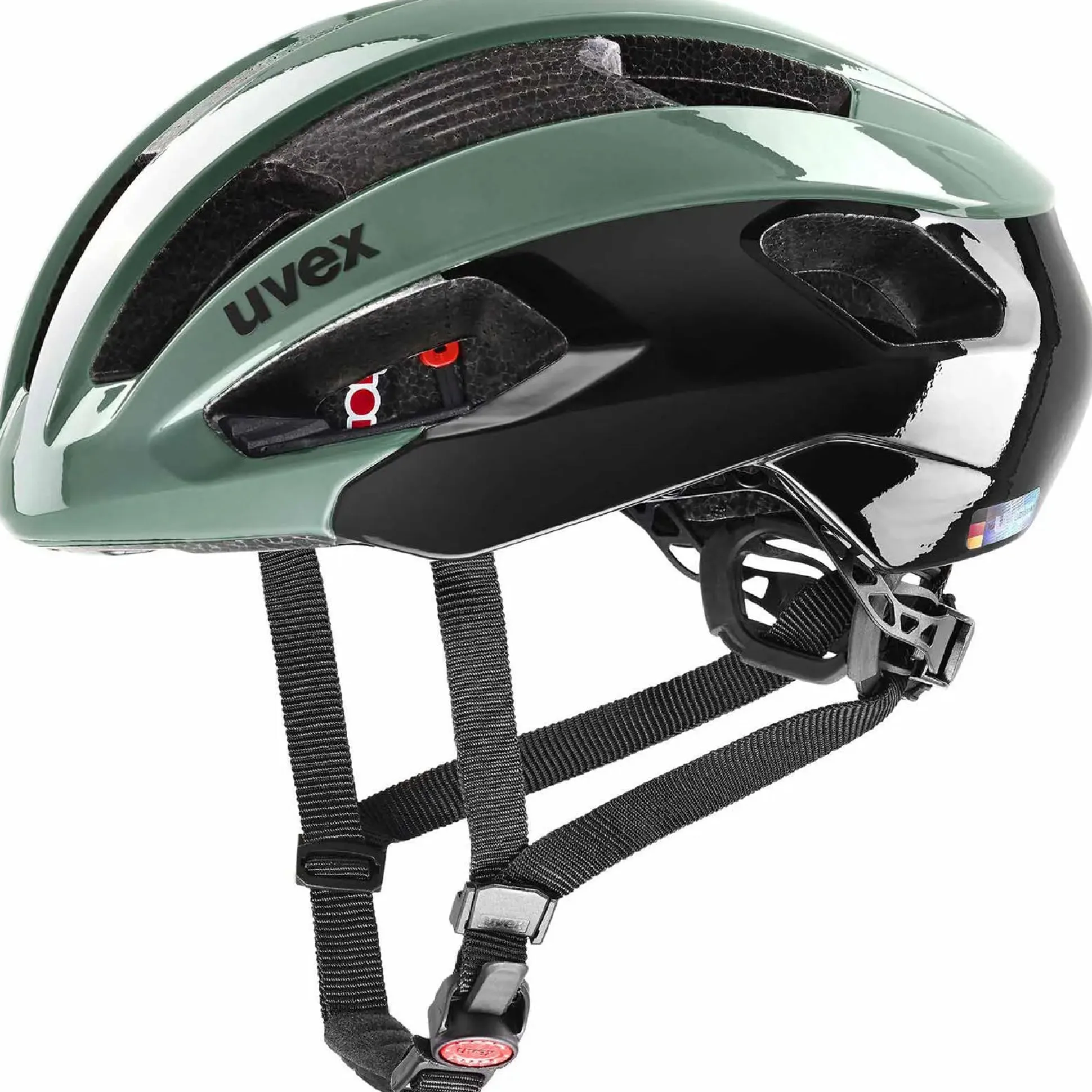 Casco Uvex Rise - Verde nero