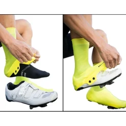 Copriscarpe VeloToze Tall Road Snap - Giallo