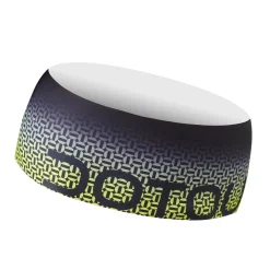 Fascetta Dotout Flag - Nero giallo