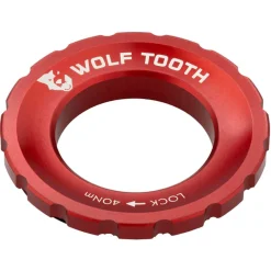 Ghiera Centerlock WolfTooth - Rosso