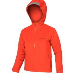 Giacca bambino Endura MT500 Waterproof - Rosso