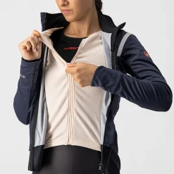 Giacca donna Castelli Alpha RoS 2 - Blu rosa