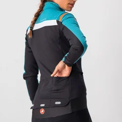 Giacca donna Castelli Alpha RoS 2 Light - Azzurro