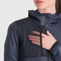 Giacca donna Sportful Supergiara Puffy - Blu