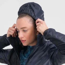 Giacca donna Sportful Supergiara Puffy - Blu