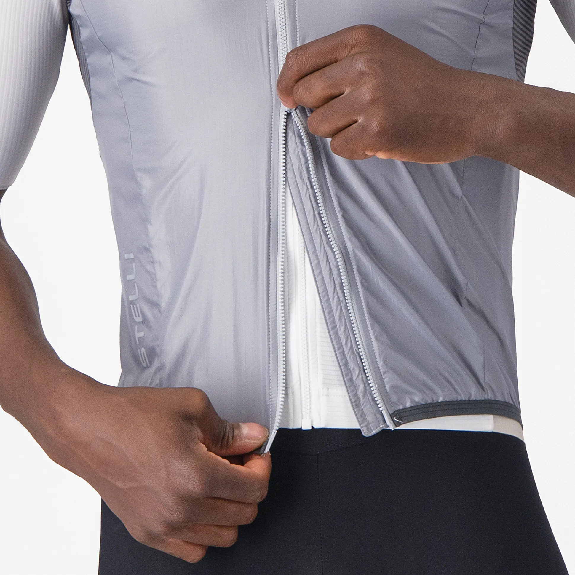 Gilet Castelli Aria 2 - Grigio chiaro
