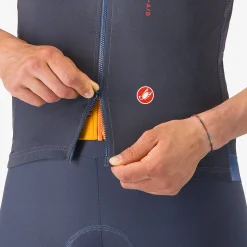 Gilet Castelli Espresso R-A/D - Blu