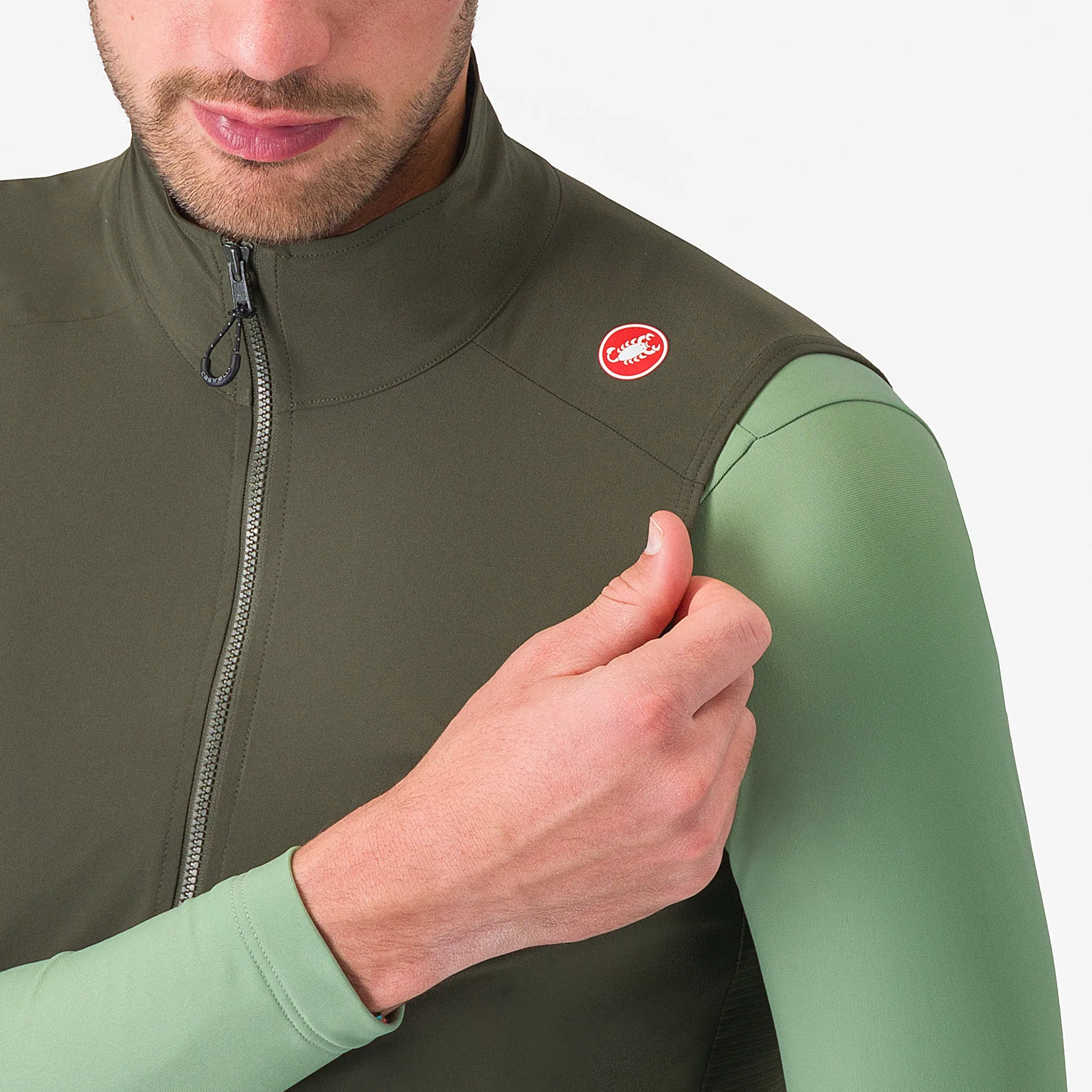 Gilet Castelli Espresso - Verde scuro