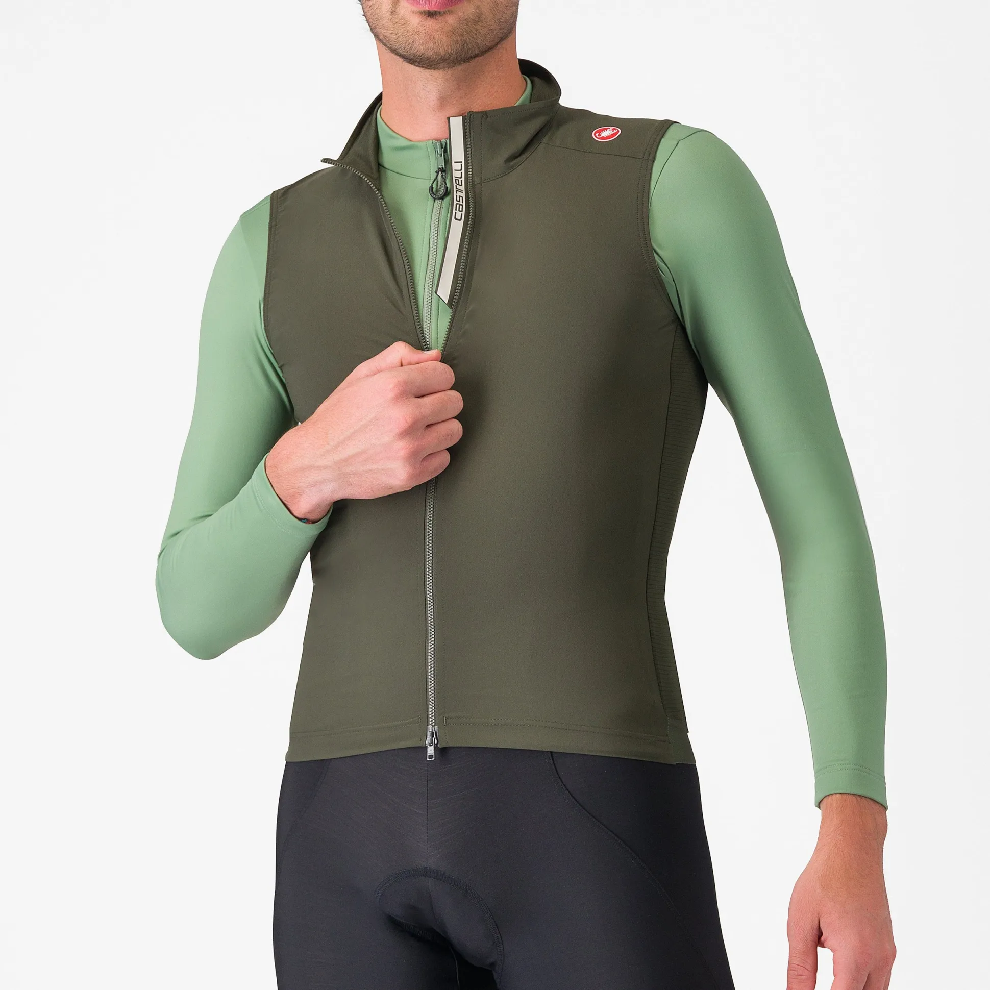 Gilet Castelli Espresso - Verde scuro