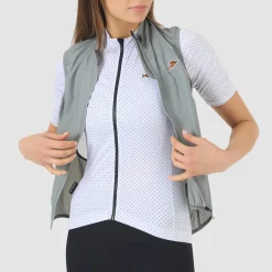 Gilet donna Cafe du Cycliste Edith - Grigio