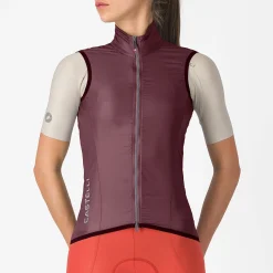 Gilet donna Castelli Aria 2 - Bordeaux