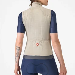 Gilet donna Castelli Espresso - Beige