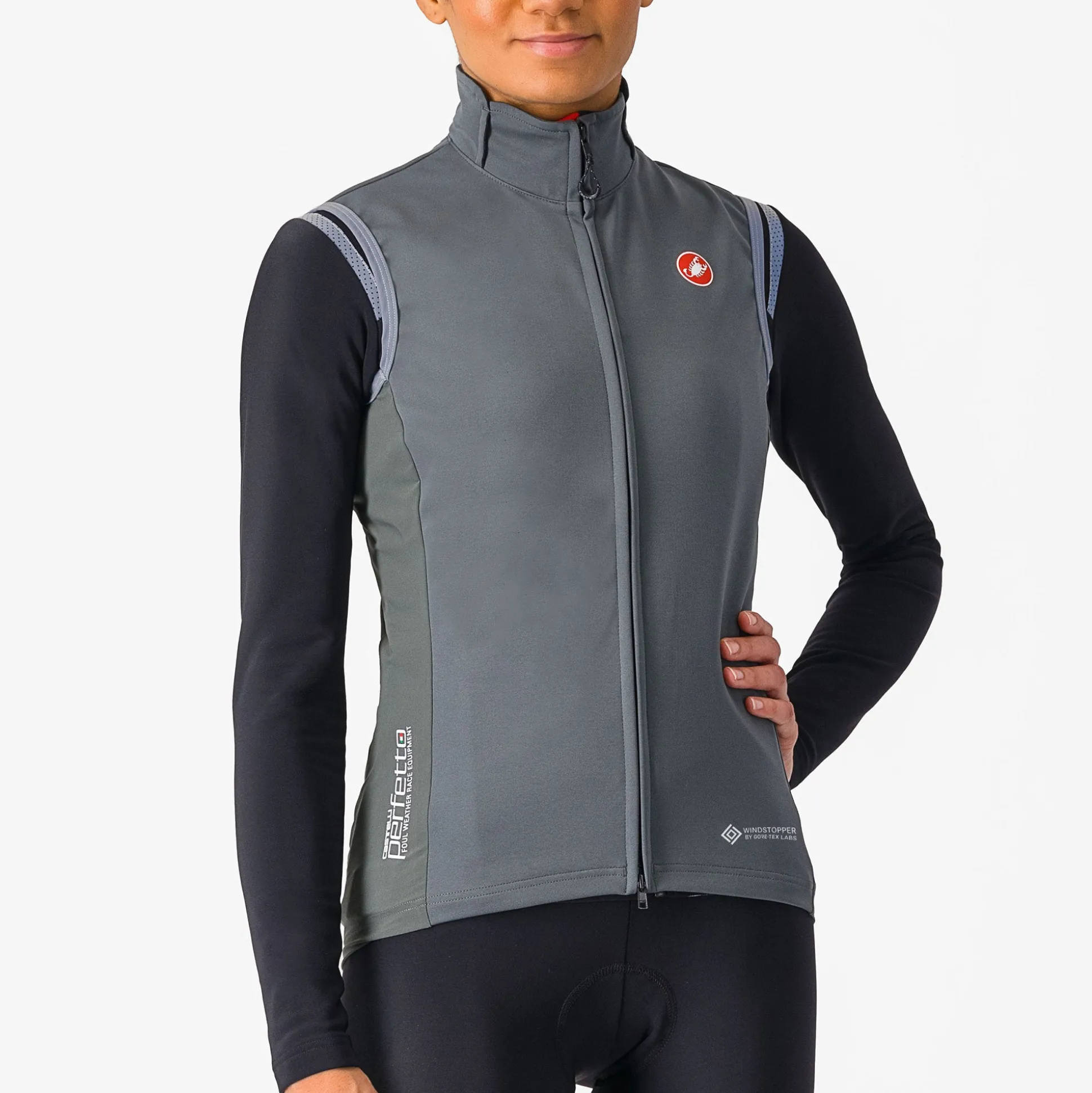 Gilet donna Castelli Perfetto RoS 2 - Grigio