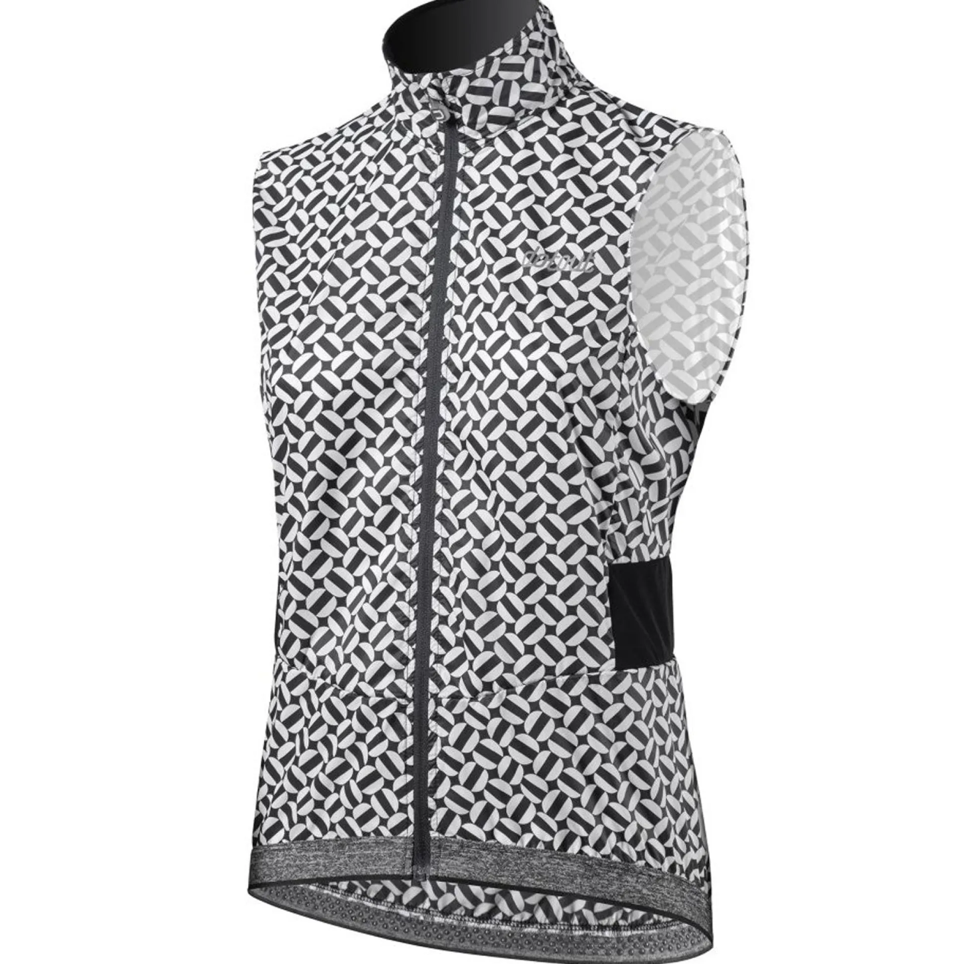 Gilet donna Dotout Tempo - Bianco nero