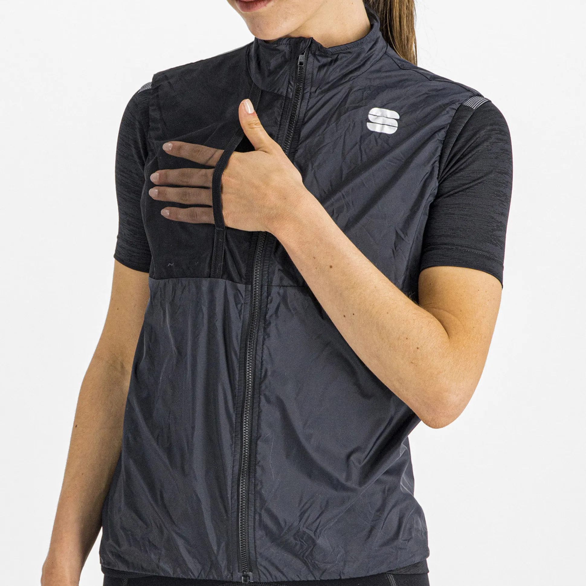 Gilet donna Sportful Supergiara Layer - Nero