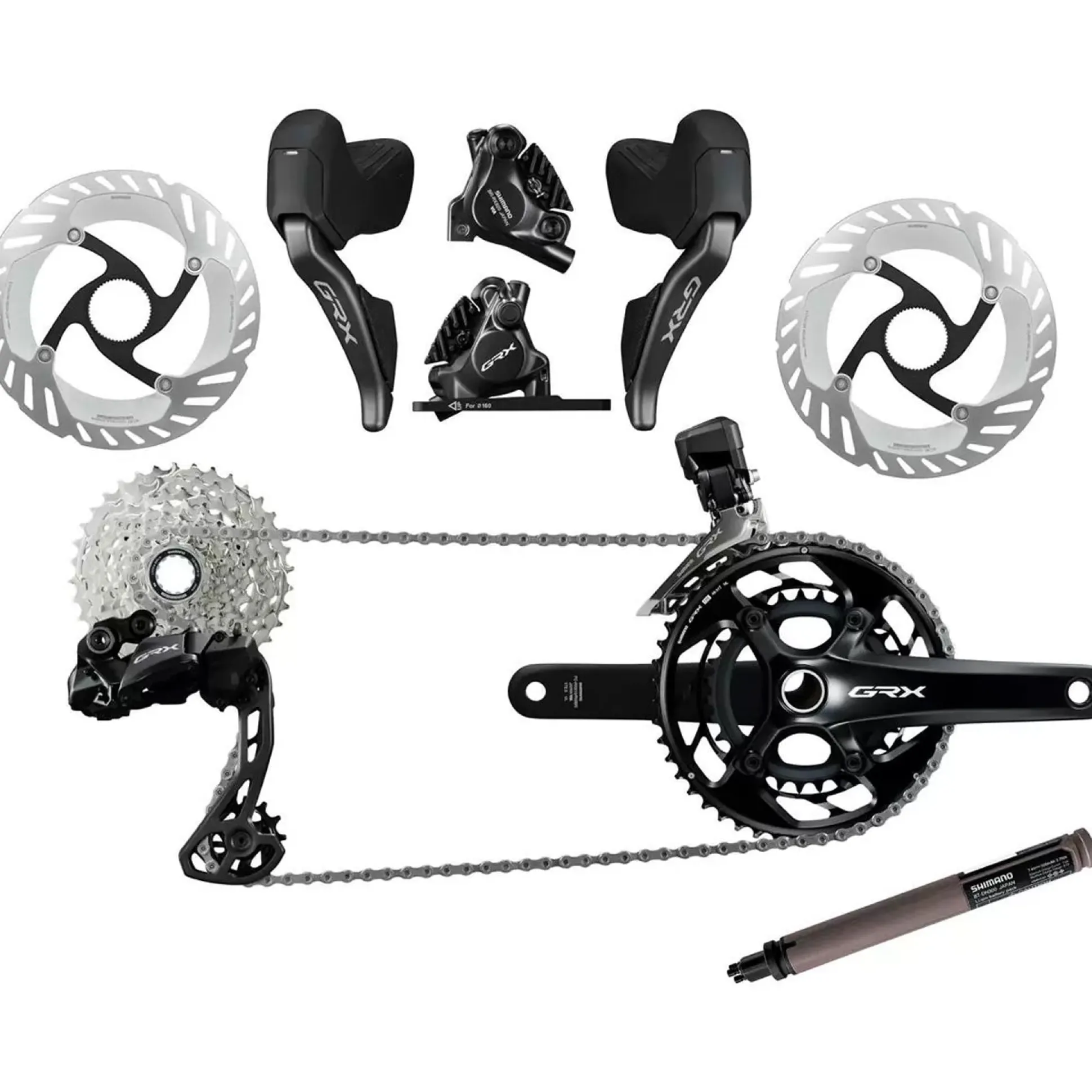 Gruppo Shimano GRX RX825 2x12V 11/34T - 48/31 D