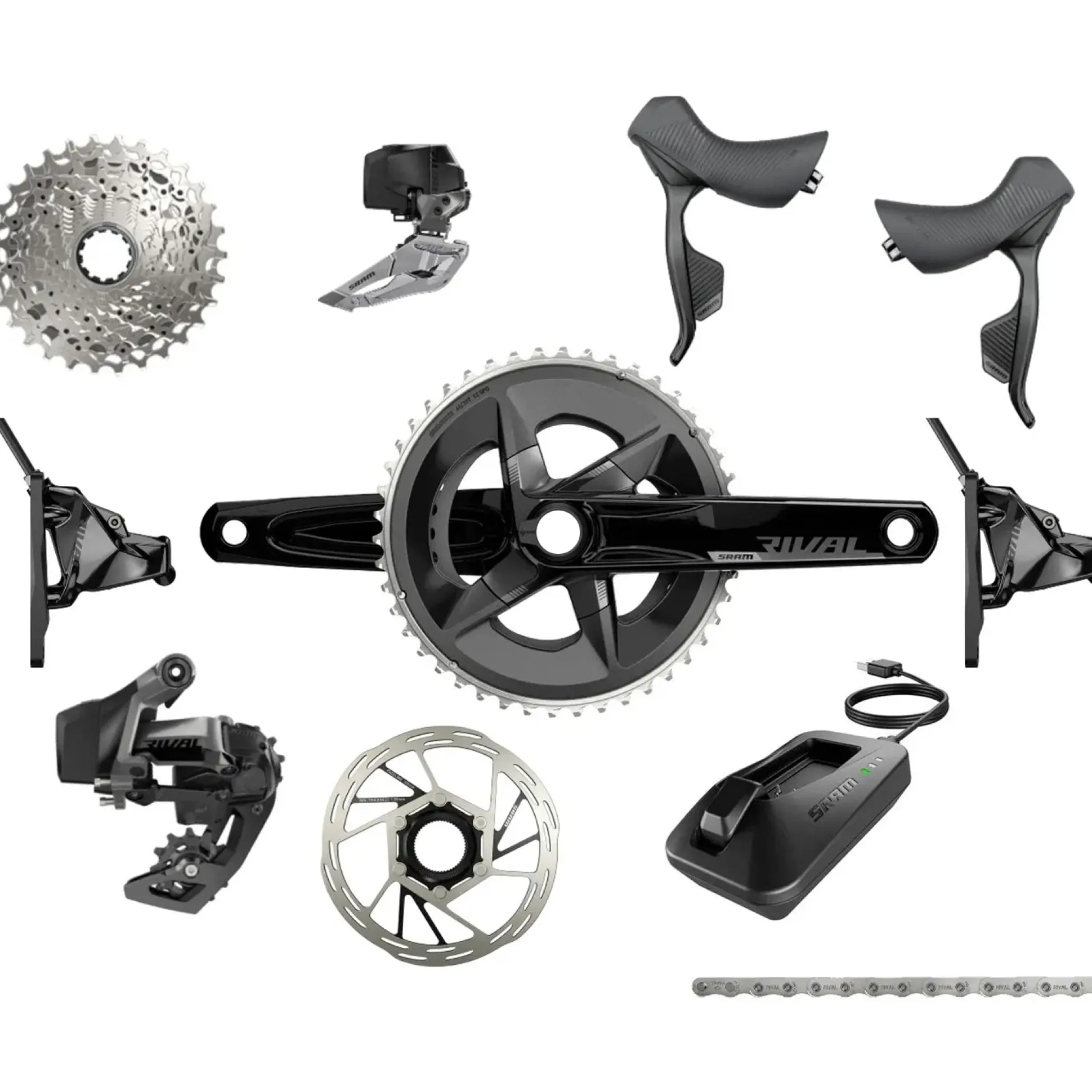 Gruppo Sram Rival AXS Disc 2X12