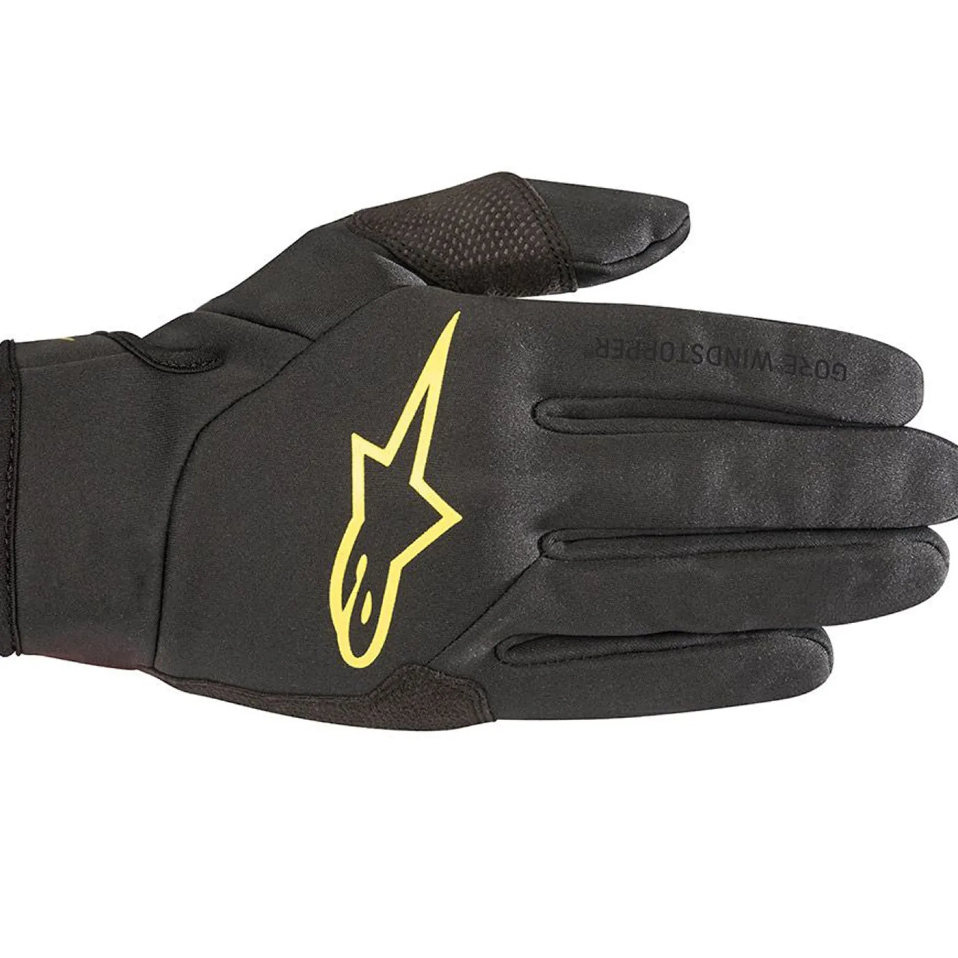 Guanti Alpinestars Cascade Gore Windstopper - Nero giallo