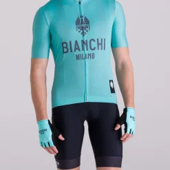 Guanti Bianchi Milano Classic - Celeste