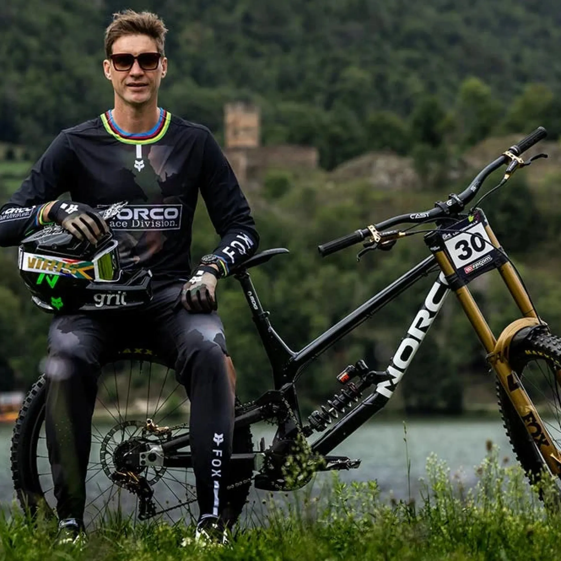 Guanti Fox Flexair Greg Minnaar - Verde