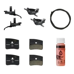 Kit freno Shimano Deore XT BRM8220JTBLM8200UPG - Coppia