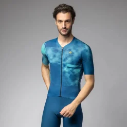 Maglia Ale PR-E Atmosfera - Blu verde